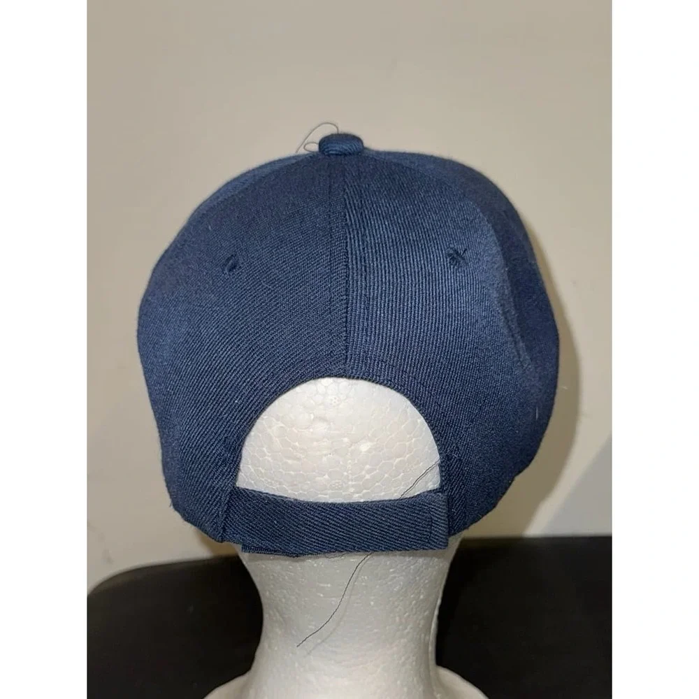 Vintage Y2k The North Face‎ Embroidery Lgog Navy Blue Adjustable Hat Cap